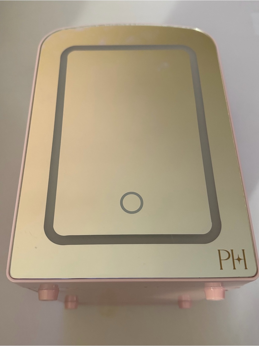 Paris Hilton Gold and Pink LED Skincare Fridge